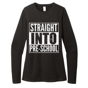 Straight Into Pre-School Womens CVC Long Sleeve Shirt