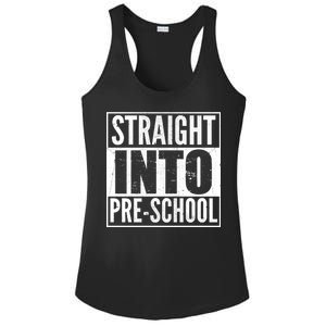 Straight Into Pre-School Ladies PosiCharge Competitor Racerback Tank