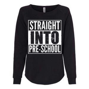 Straight Into Pre-School Womens California Wash Sweatshirt