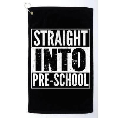 Straight Into Pre-School Golf Towel