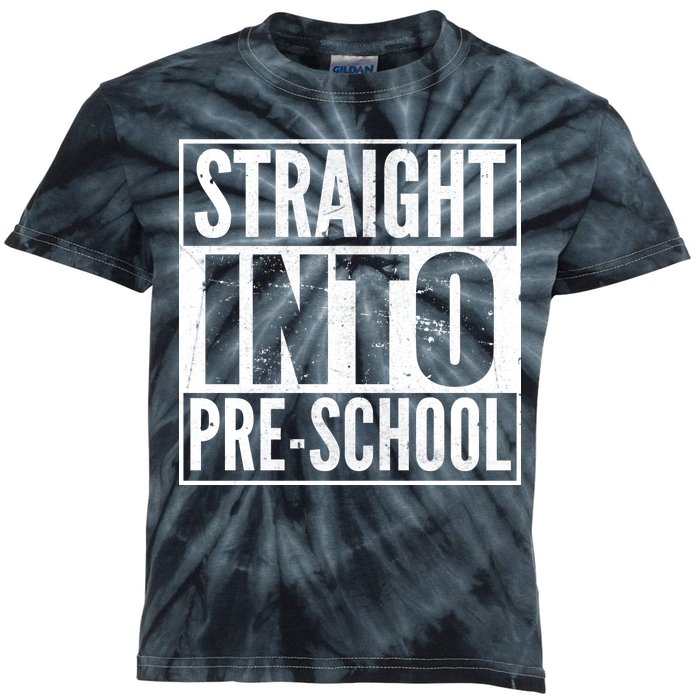 Straight Into Pre-School Kids Tie-Dye T-Shirt