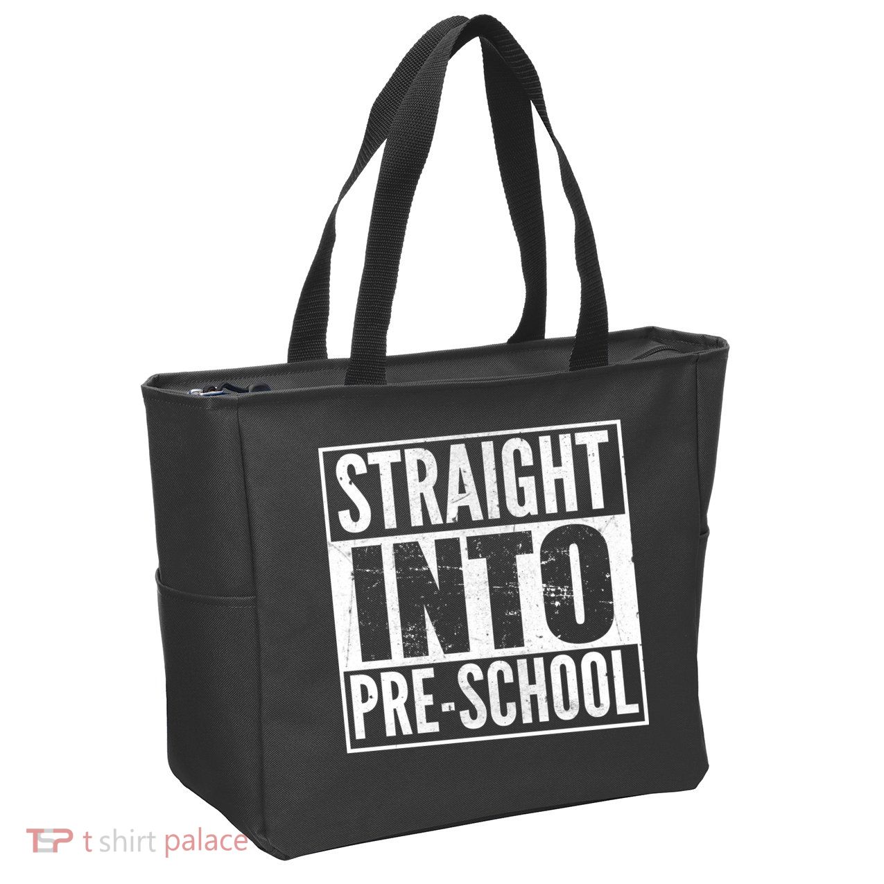 Straight Into Pre-School Zip Tote Bag
