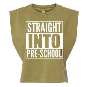 Straight Into Pre-School Garment-Dyed Women's Muscle Tee