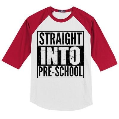 Straight Into Pre-School Kids Colorblock Raglan Jersey