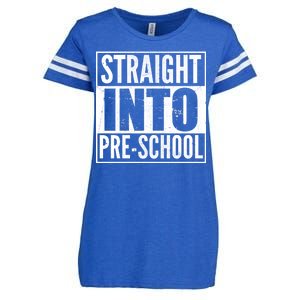 Straight Into Pre-School Enza Ladies Jersey Football T-Shirt