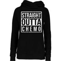 Straight Out of Chemo Womens Funnel Neck Pullover Hood