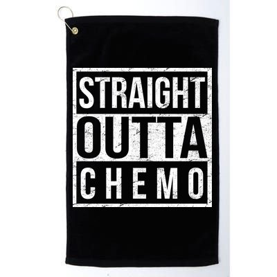 Straight Out of Chemo Golf Towel