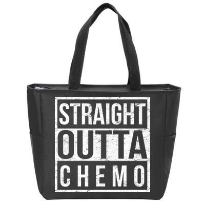 Straight Out of Chemo Zip Tote Bag