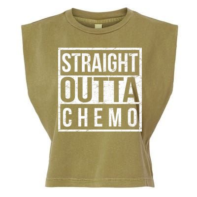 Straight Out of Chemo Garment-Dyed Women's Muscle Tee