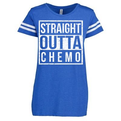 Straight Out of Chemo Enza Ladies Jersey Football T-Shirt