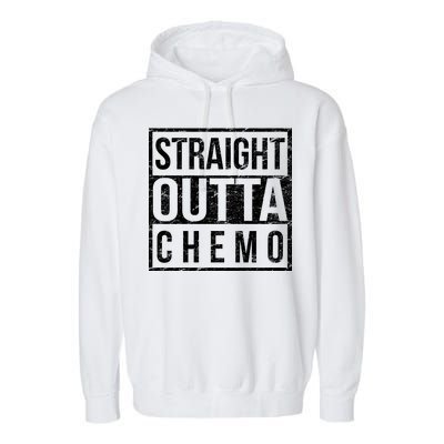 Straight Out of Chemo Garment-Dyed Fleece Hoodie