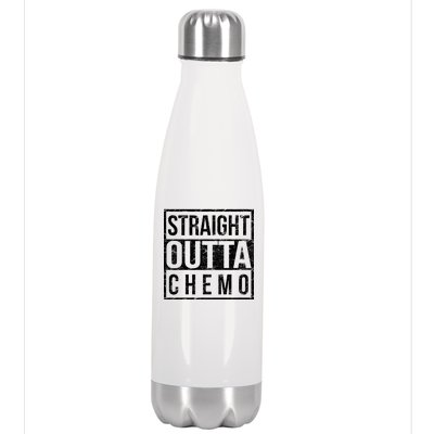 Straight Out of Chemo Stainless Steel Insulated Water Bottle