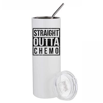 Straight Out of Chemo Stainless Steel Tumbler