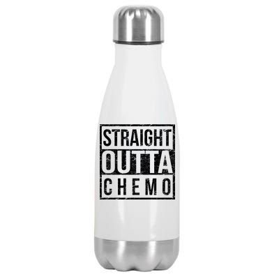 Straight Out of Chemo Stainless Steel Insulated Water Bottle