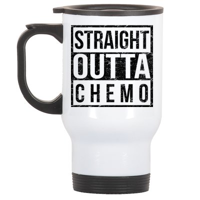 Straight Out of Chemo Stainless Steel Travel Mug