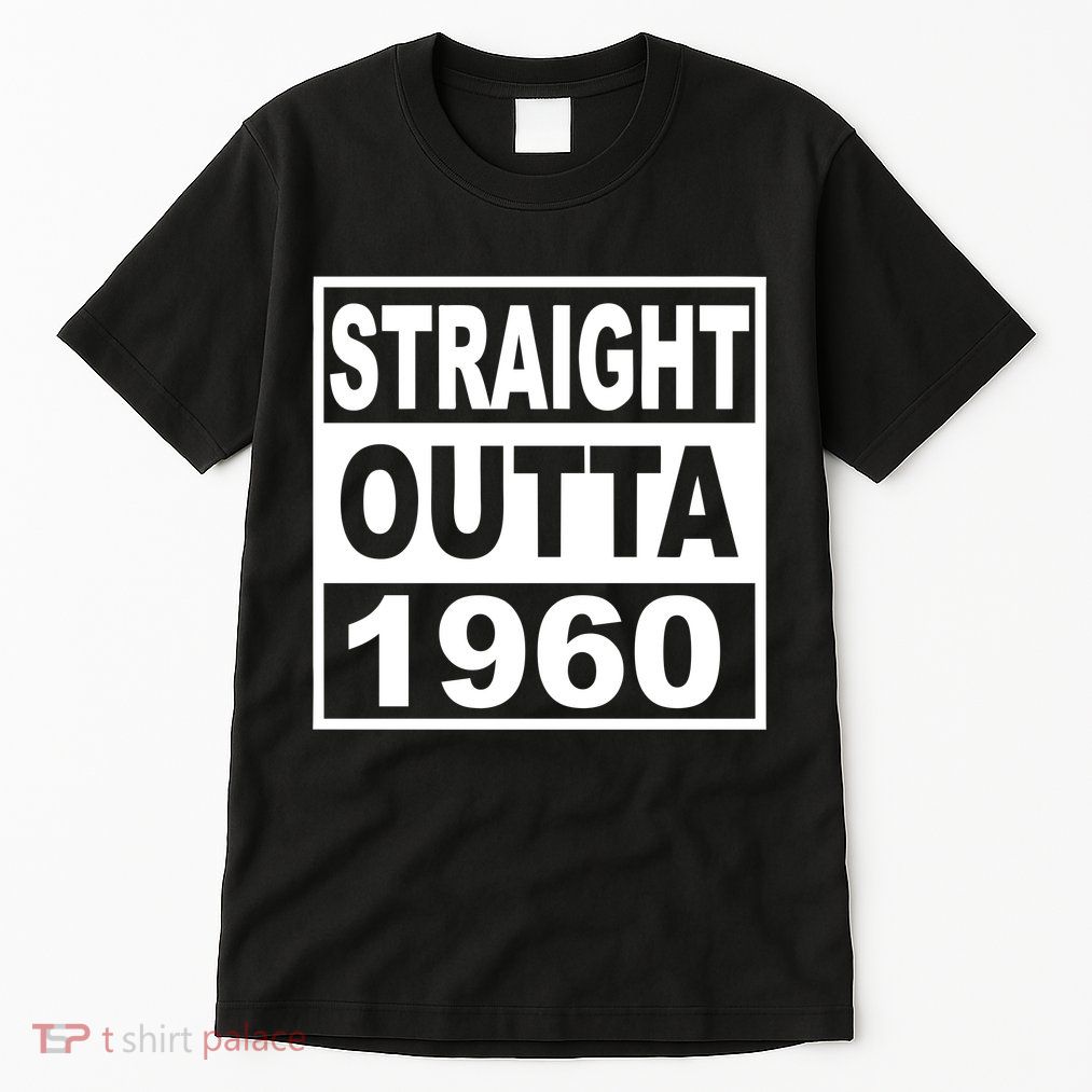 Straight Outta 1960 Funny 60th Birthday Tall T-Shirt