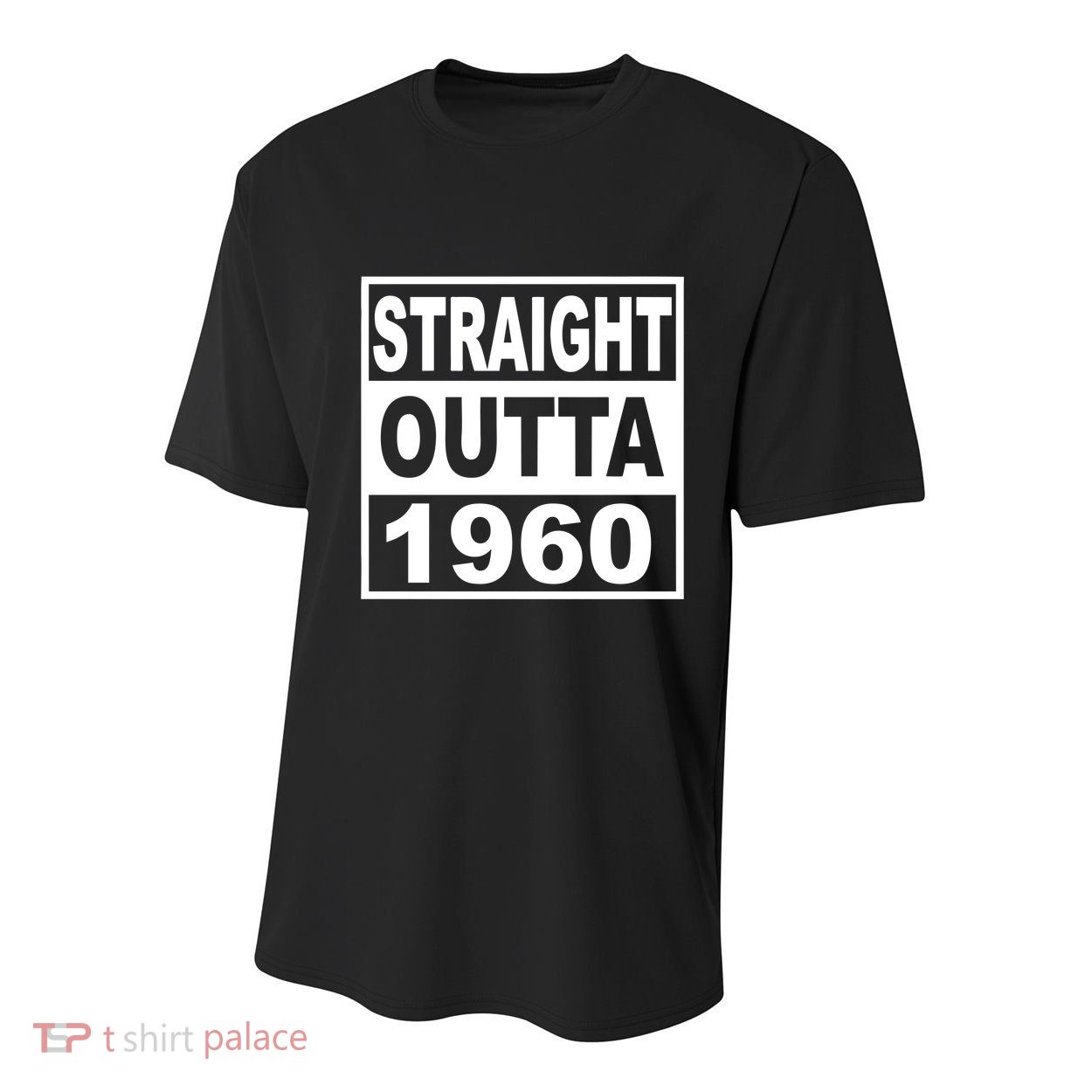 Straight Outta 1960 Funny 60th Birthday Youth Performance Sprint T-Shirt