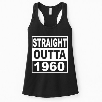 Straight Outta 1960 Funny 60th Birthday Womens Tank Top