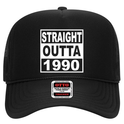 Straight Outta 1990 Funny 30th Birthday Trucker Hat