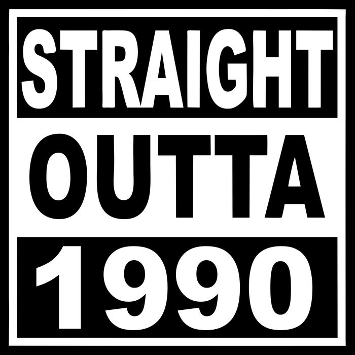 Straight Outta 1990 Funny 30th Birthday Toddler T-Shirt