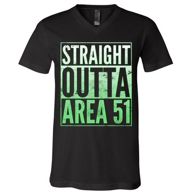 Straight Outta Area 51 V-Neck T-Shirt