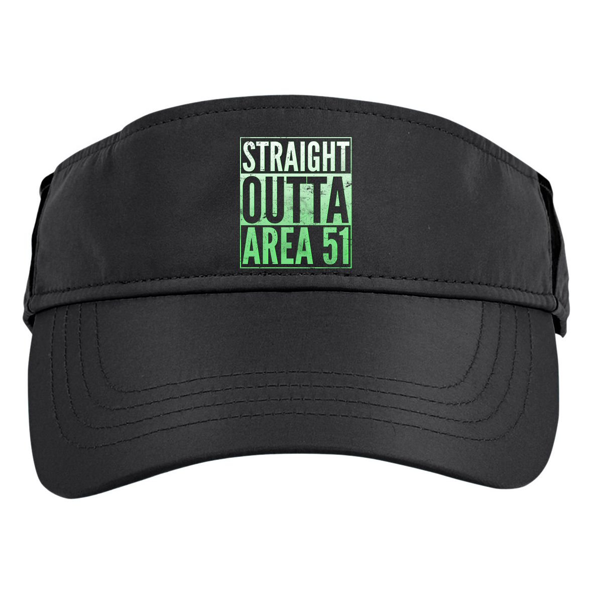 Straight Outta Area 51 Adult Drive Performance Visor