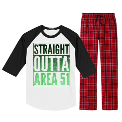 Straight Outta Area 51 Raglan Sleeve Pajama Set