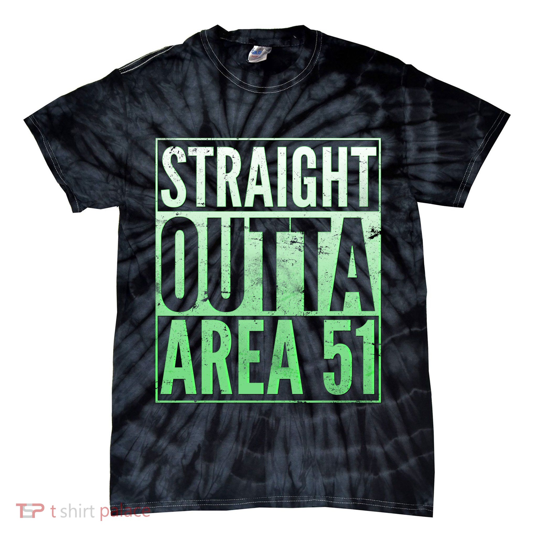 Straight Outta Area 51 Tie-Dye T-Shirt