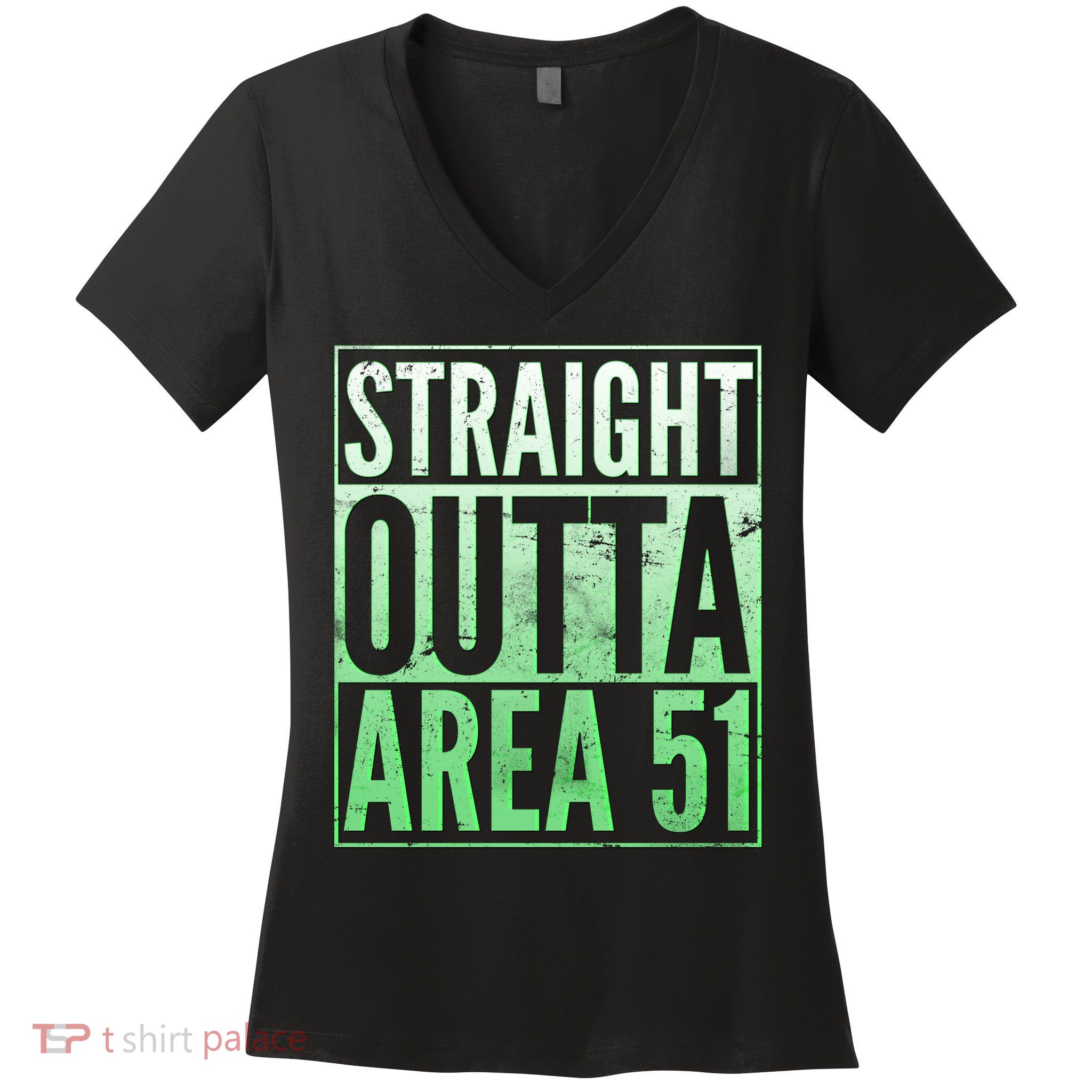 Straight Outta Area 51 Women's V-Neck T-Shirt