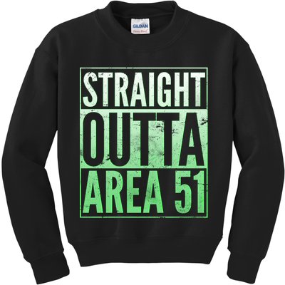 Straight Outta Area 51 Kids Sweatshirt