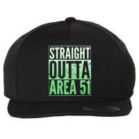 Straight Outta Area 51 Wool Snapback Cap