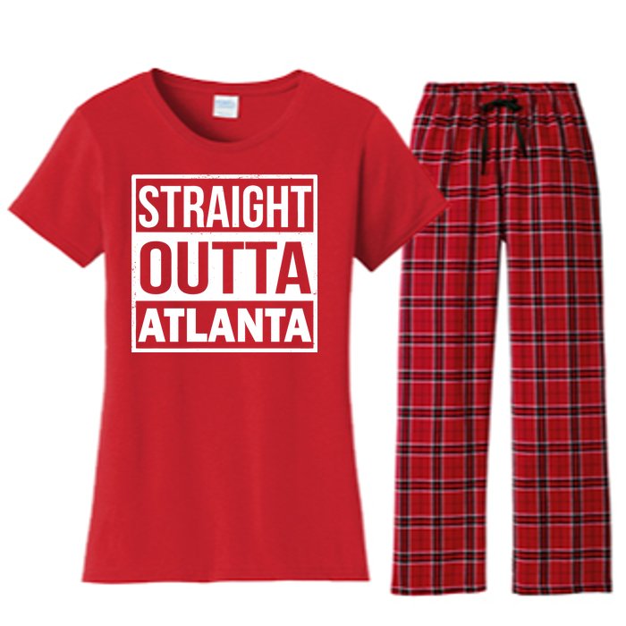 Straight Outta Atlanta Women's Flannel Pajama Set