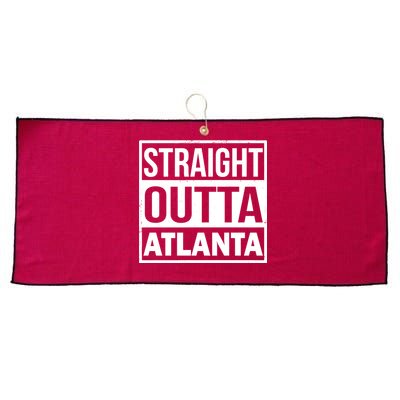 Straight Outta Atlanta Large Microfiber Waffle Golf Towel