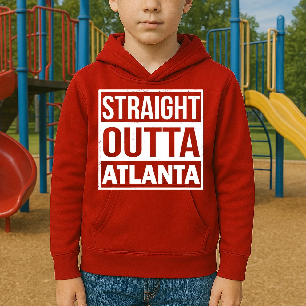 Straight Outta Atlanta Kids Hoodie