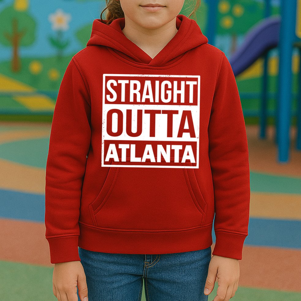 Straight Outta Atlanta Kids Hoodie