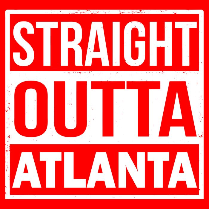 Straight Outta Atlanta Zip Tote Bag