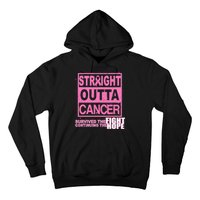 Straight Outta Breast Cancer Fight Hope Hoodie