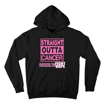 Straight Outta Breast Cancer Fight Hope Hoodie