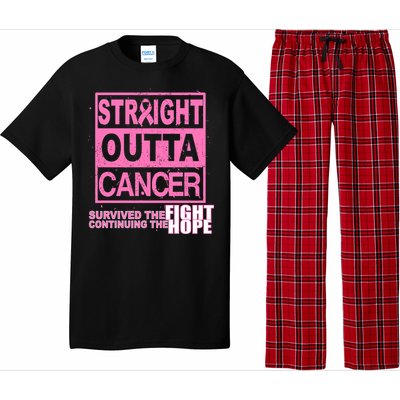 Straight Outta Breast Cancer Fight Hope Pajama Set