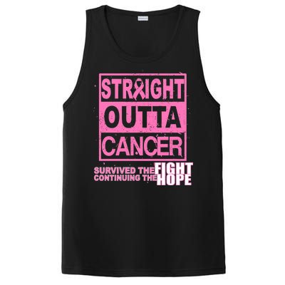 Straight Outta Breast Cancer Fight Hope PosiCharge Competitor Tank