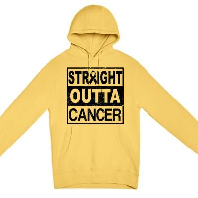 Straight Outta Cancer Premium Pullover Hoodie