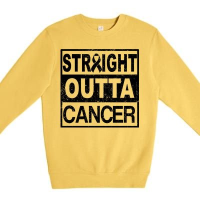 Straight Outta Cancer Premium Crewneck Sweatshirt