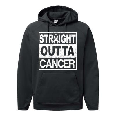 Straight Outta Cancer Performance Fleece Hoodie