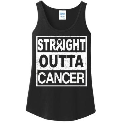 Straight Outta Cancer Ladies Essential Tank