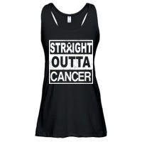 Straight Outta Cancer Ladies Essential Flowy Tank