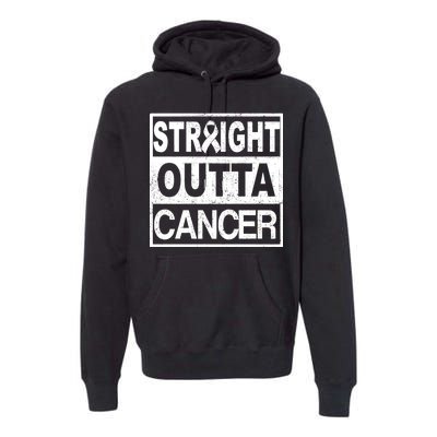 Straight Outta Cancer Premium Hoodie