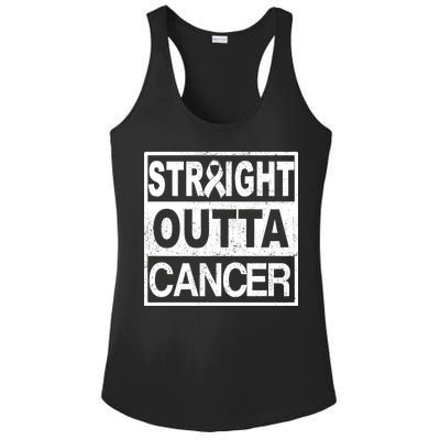 Straight Outta Cancer Ladies PosiCharge Competitor Racerback Tank