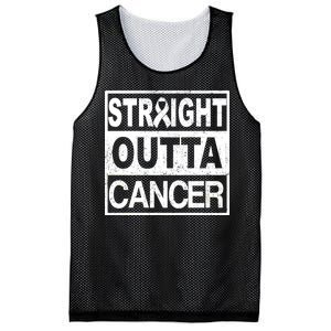 Straight Outta Cancer Mesh Reversible Basketball Jersey Tank