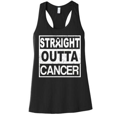 Straight Outta Cancer Women's Racerback Tank