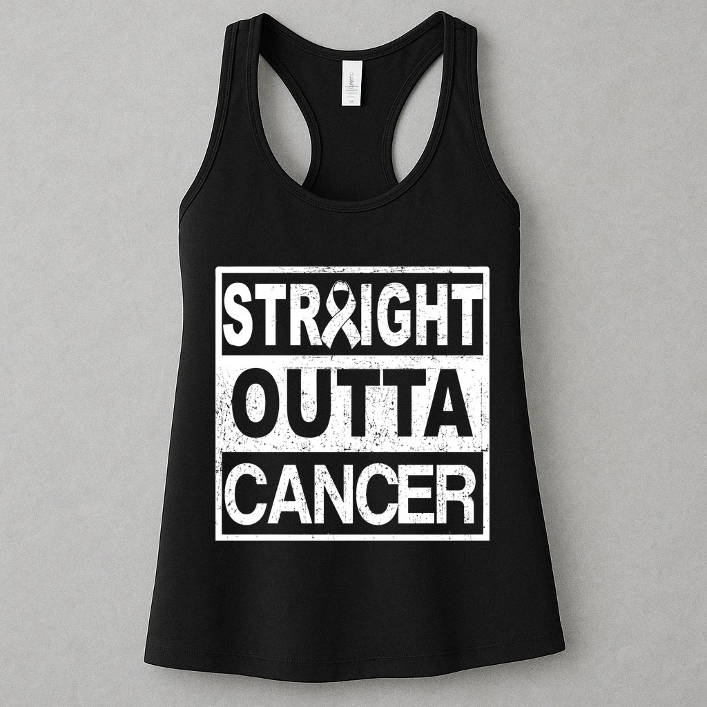 Straight Outta Cancer Womens Tank Top